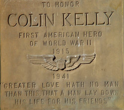 Captain Colin Kelly grave marker