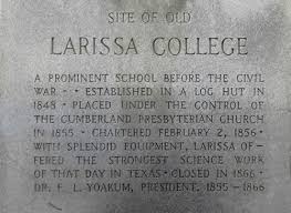 Site of old Larissa College