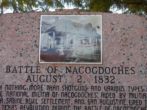 115 South, Battle of Nacogdoches Marker