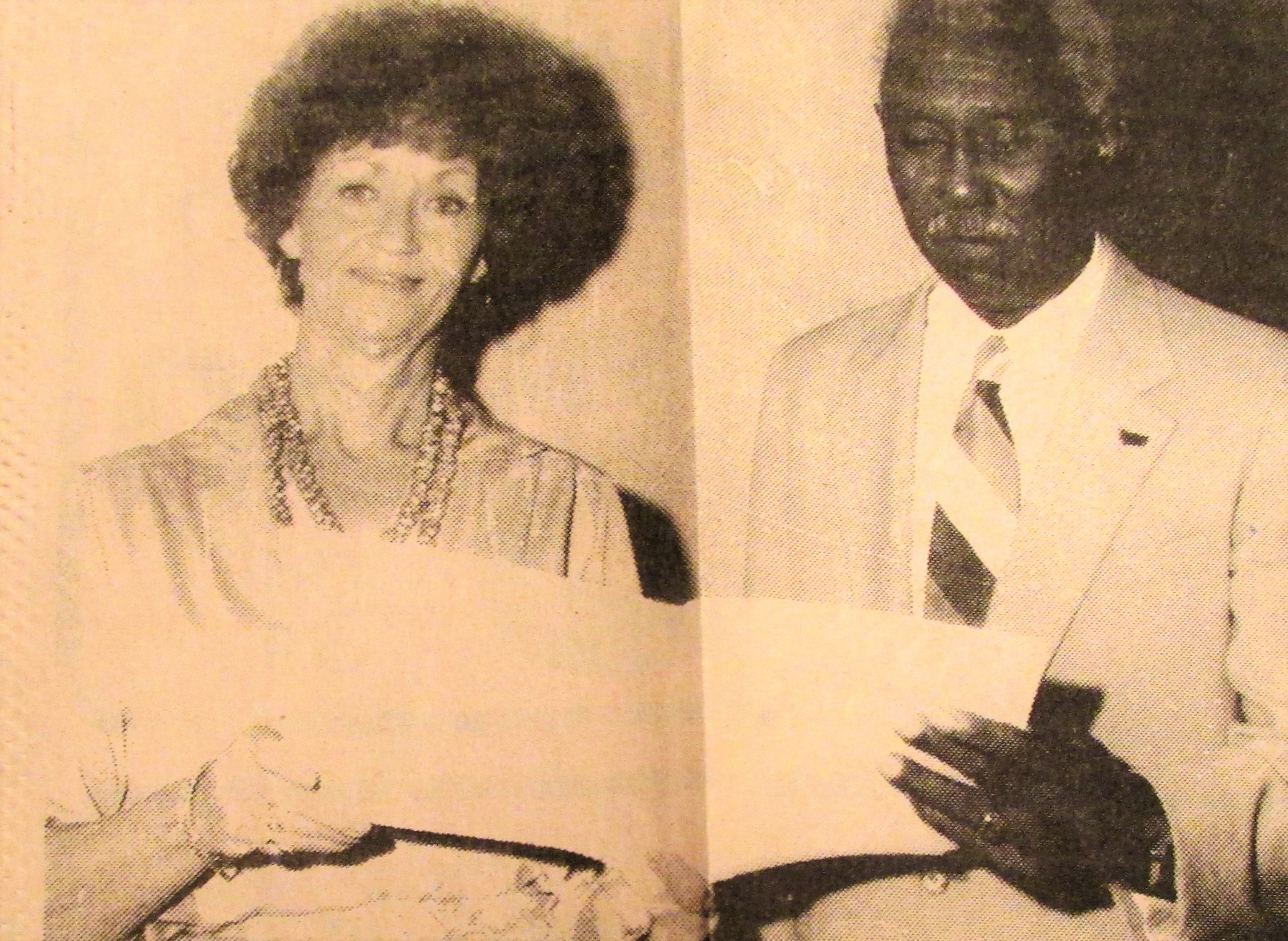 Mrs. Margaret Hightower and Harold Alexander, Jacksonville Mayor Protem